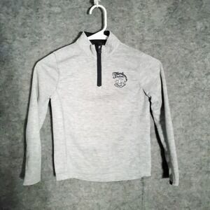 Greyson Quarter Zip Pullover Mens S Gray Kids 4/5 Lighthouse Embroidered Sports